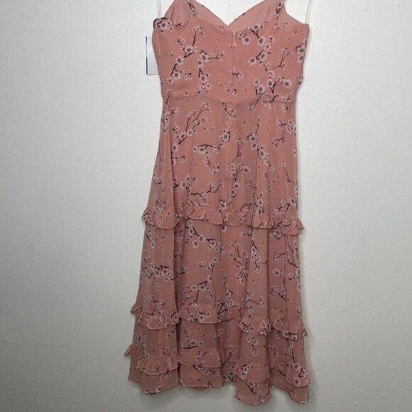 FAME AND PARTNERS Tiered Floral Dress Womens Size 2 - Picture 6 of 11